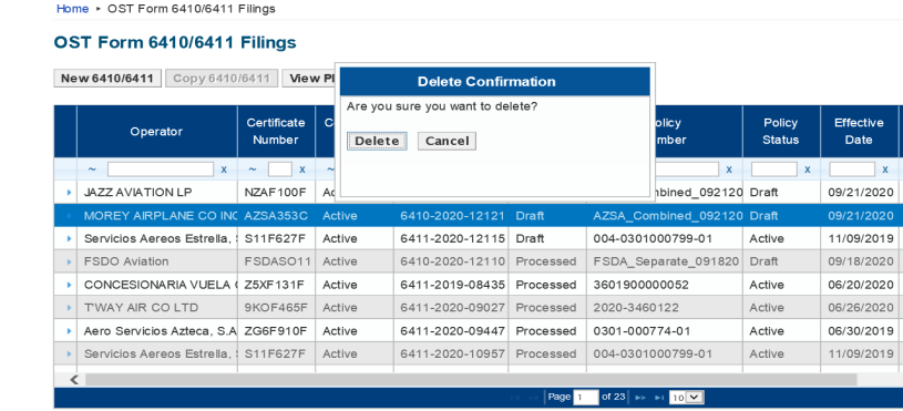 01b 12 Delete 6410 Filing